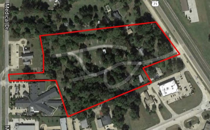 Pictures of Land property located at 4800 Block Barksdale Boulevard, Bossier City, LA 71111 for sales - image #1