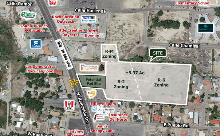 Pictures of Land property located at 845 N Riverside Dr, Española, NM 87532 for sales - image #1