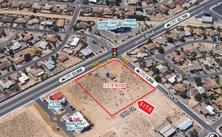 Pictures of Land property located at 428 Unser Blvd SE, Rio Rancho, NM 87124 for sales - image #1