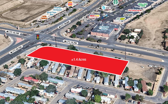 Pictures of Land property located at 9722 Central Ave SW, Albuquerque, NM 87121 for sales - image #1