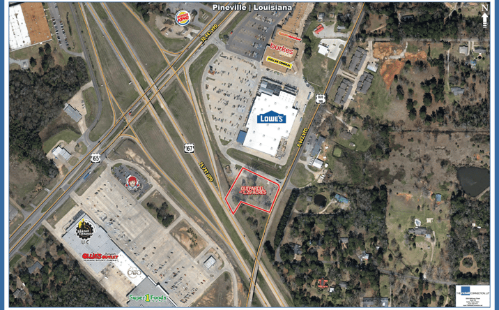 Pictures of Land property located at 3200 Monroe Hwy, Pineville, LA 71360 for sales - image #1