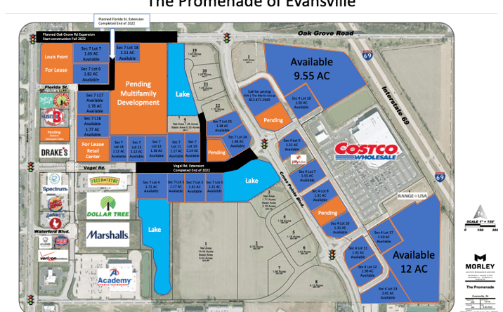 Pictures of Land property located at The Promende - Section 7 Lot 16, Evansville, IN 47715 for sales - image #1
