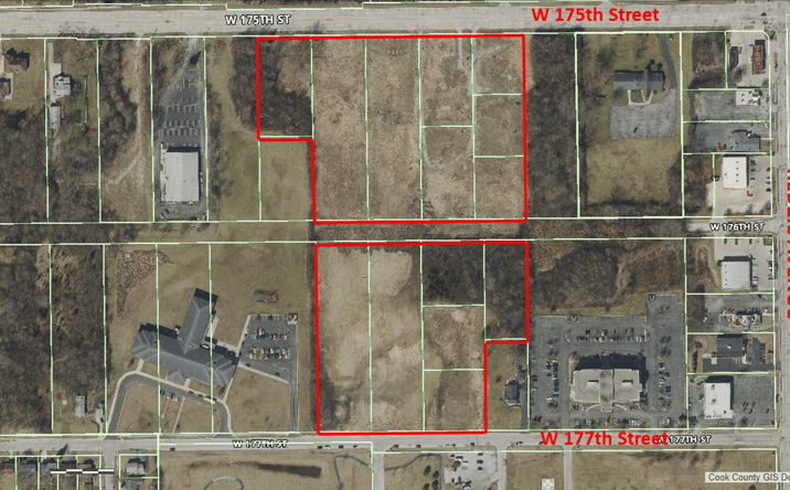 Pictures of Land property located at 175th and 177th Streets, Hazel Crest, IL 60429 for sales - image #1
