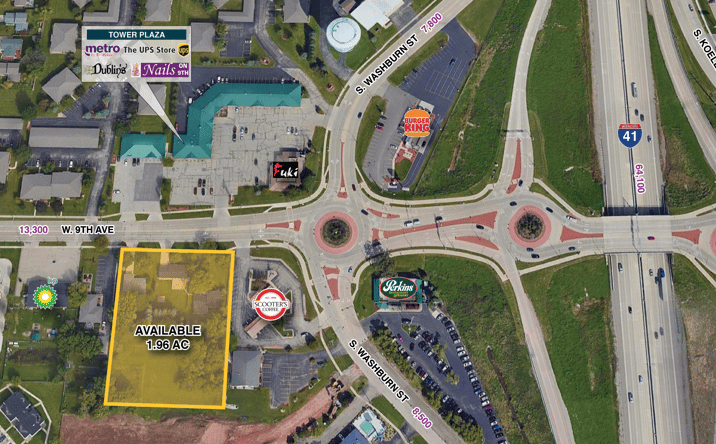 Pictures of Land property located at 2107-2115-2125 W 9th Avenue, Oshkosh, WI 54904 for sales - image #1
