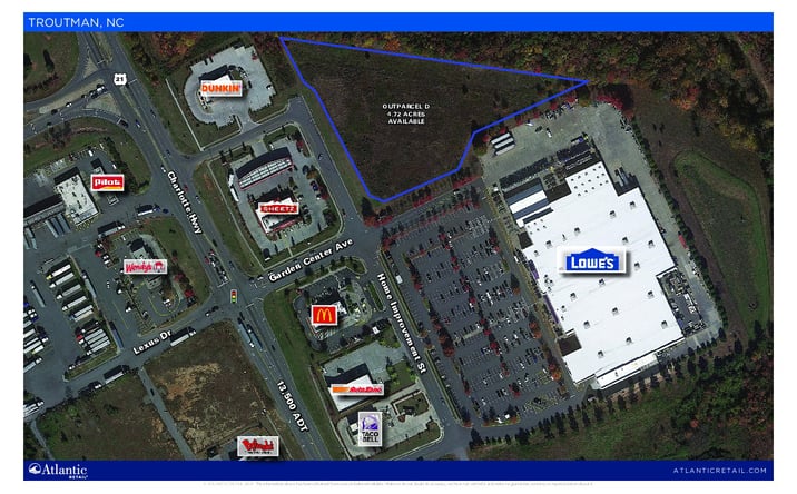 Pictures of Land property located at 1041 Charlotte Hwy, Troutman, NC 28166 for sales - image #1