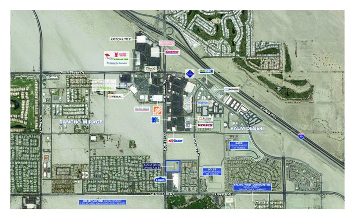 Pictures of Land property located at 35900 Monterey Ave, Palm Desert, CA 92211 for sales - image #1