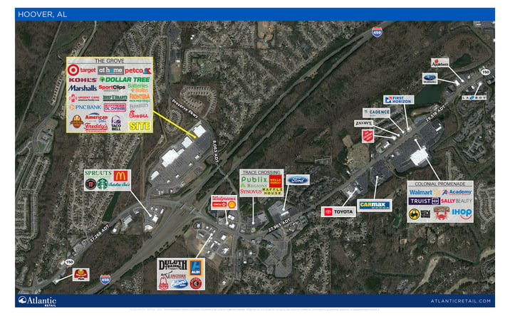 Pictures of Land property located at 5569 Grove Blvd, W Hoover, AL 35244 for sales - image #1