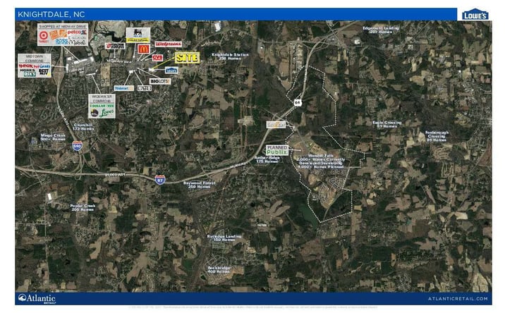 Pictures of Land property located at 7316 Knightdale Blvd, Knightdale, NC 27545 for sales - image #1