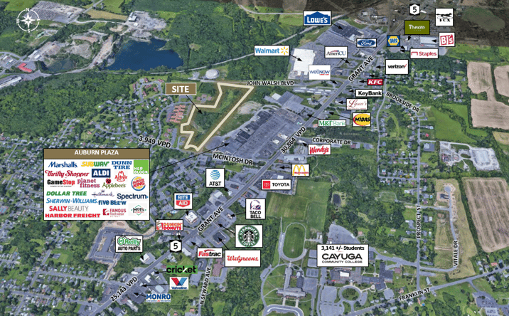 Pictures of Land property located at John Walsh Blvd, Auburn, NY 13021 for sales - image #1