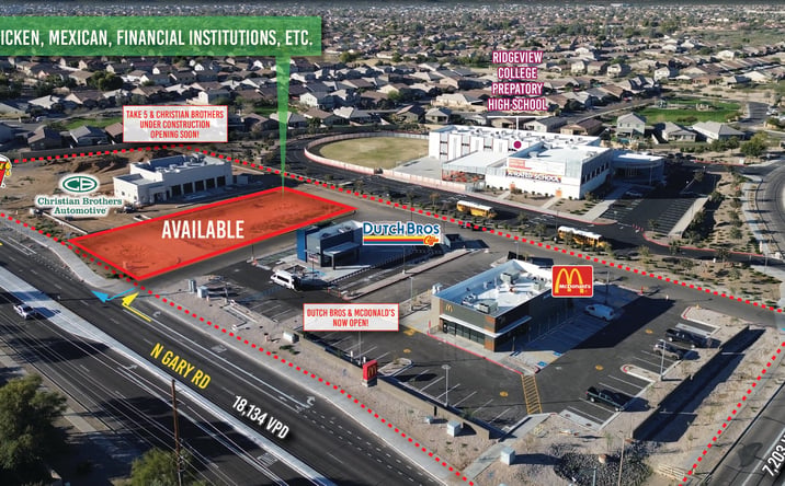 Pictures of Land property located at SWC Gary Road & Skyline Drive, San Tan Valley, AZ 85142 for sales - image #1
