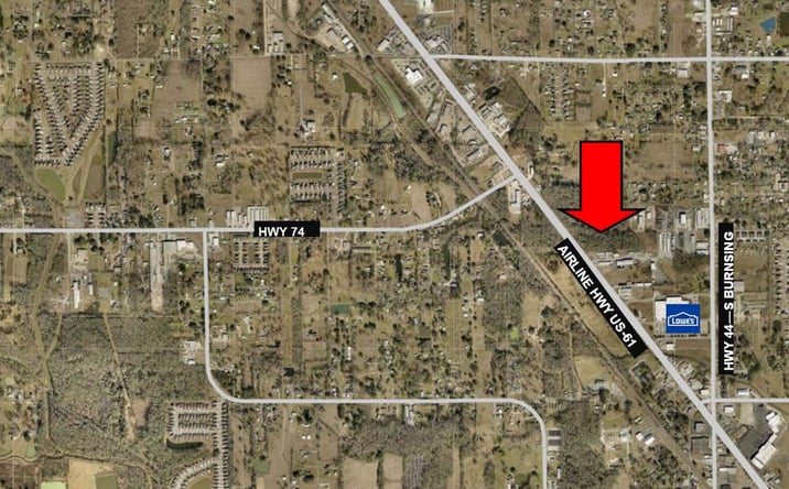 Pictures of Land property located at 12687 Airline Hwy, Gonzales, LA 70737 for sales - image #1