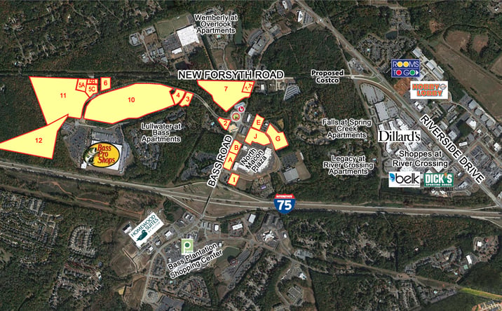 Pictures of Land property located at Bass Road & I-75, Macon, GA 31210 for sales - image #1