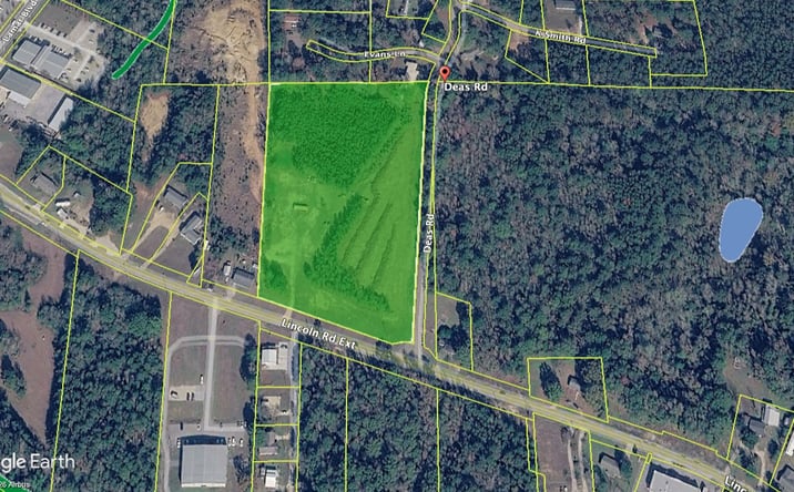 Pictures of Land property located at 5118 LINCOLN RD HATTIESBURG MS 39402 HATTIESBURG MS 39402, HATTIESBURG, MS 39402 for sales - image #1