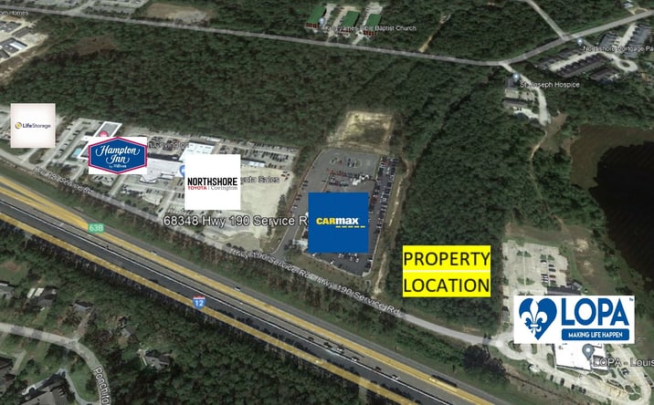 Pictures of Land property located at 69000 U.s. 190 Service Rd, Covington, LA 70433 for sales - image #1