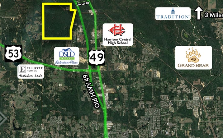 Pictures of Land property located at Old Highway 49, Gulfport, MS 39503 for sales - image #1