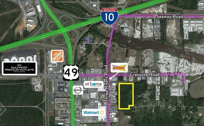 Pictures of Land property located at Creosote Rd, Gulfport, MS 39503 for sales - image #1