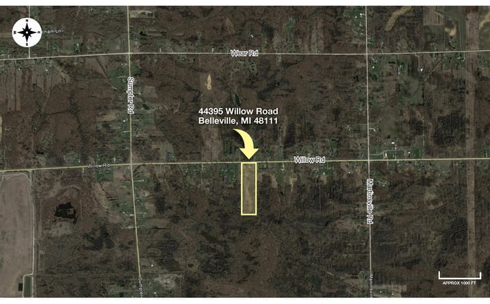 Pictures of Land property located at 44395 Willow Rd, Sumpter Township, MI 48111 for sales - image #1
