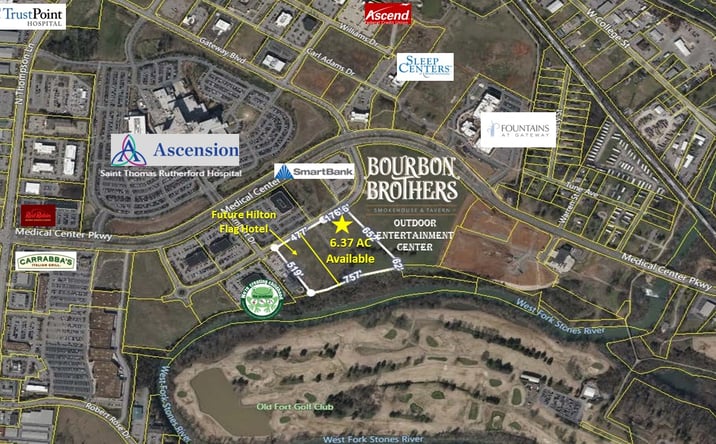 Pictures of Land property located at 1412 Gateway Blvd, Murfreesboro, TN 37129 for sales - image #1