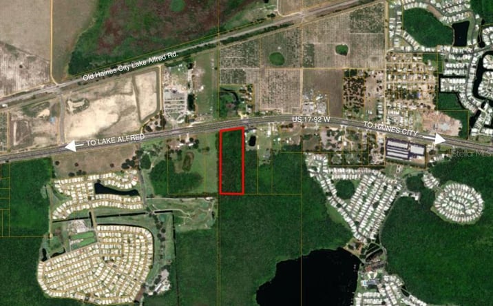 Pictures of Land property located at 4569 W US HWY 17, Haines City, FL 33844 for sales - image #1
