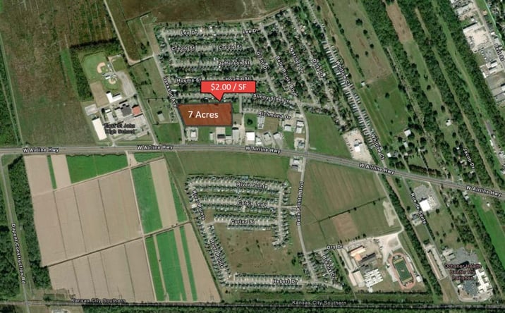 Pictures of Land property located at W Airline Hwy, LaPlace, LA 70068 for sales - image #1