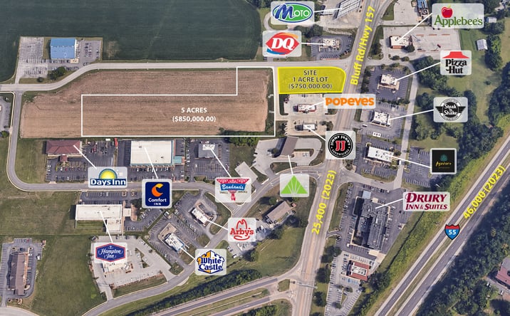 Pictures of Land property located at 705 Bluff Road (Hwy 157),, Collinsville, IL 62234 for sales - image #1