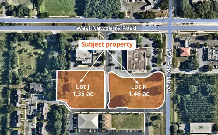 Pictures of Retail, Land property located at 14403 W Newberry Rd, Newberry, FL 32669, 120 SW 143rd St, Newberry, FL 32669 for sales - image #1