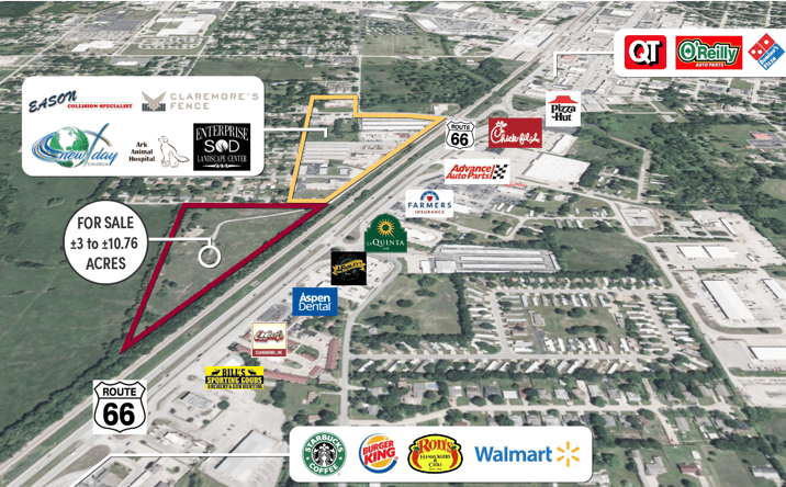 Pictures of Land property located at 747 S Moretz Ave, Claremore, OK 74017 for sales - image #1