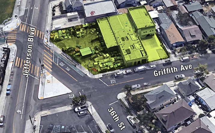 Pictures of Industrial, Retail property located at 850 E Jefferson Blvd, Los Angeles, CA 90011, 3604-3608 Griffith Ave, Los Angeles, CA 90011 for sales - image #1