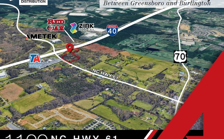 Pictures of Land property located at 1100 NC-61, Whitsett, NC 27377 for sales - image #1