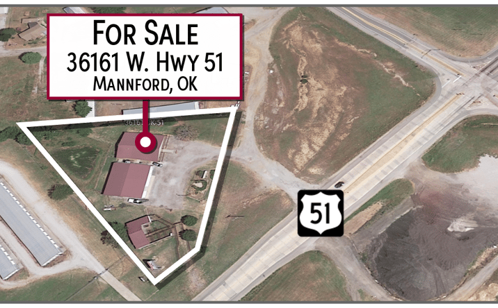Pictures of Retail, Industrial property located at 36161 West Hwy 51, Mannford, OK 74044 for sales - image #1