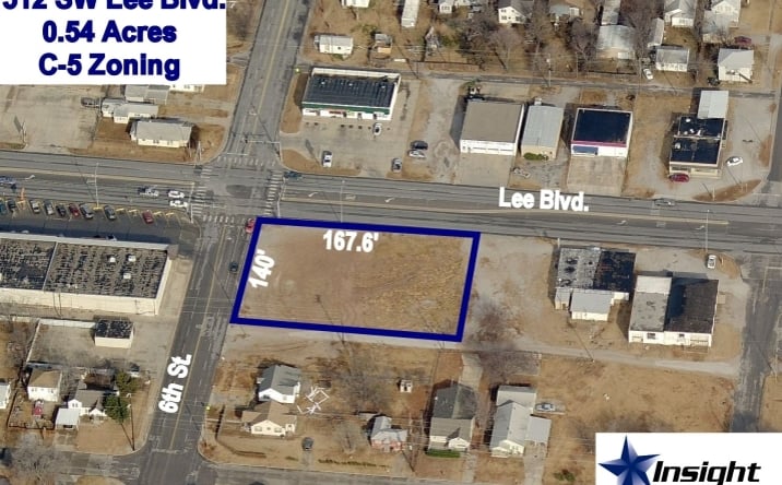 Pictures of Land property located at 512 SW Lee Blvd, Lawton, OK 73501 for sales - image #1