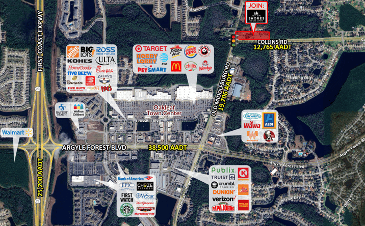 Pictures of Land property located at 9437 Collins Rd, Jacksonville, FL 32244 for lease - image #1