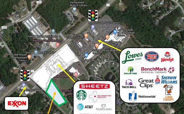 Pictures of Retail, Office, Special Purpose property located at 83 Country Club Dr, Hampstead, NC 28443 for lease - image #1