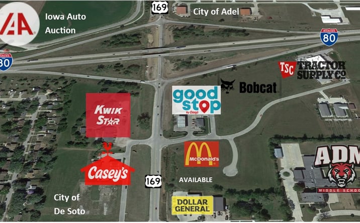 Pictures of Land property located at 1101 Guthrie St, De Soto, IA 50069 for lease - image #1