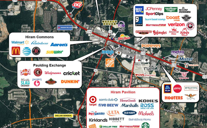 Pictures of Retail, Restaurant property located at 4790 Jimmy Lee Smith Pkwy, Hiram, GA 30141 for lease - image #1