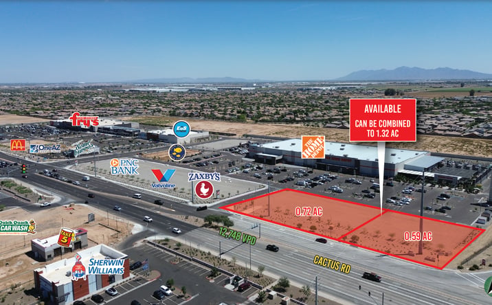 Pictures of Retail, Land property located at SEC Cactus Rd & 303 Fwy, Surprise, AZ 85374 for lease - image #1
