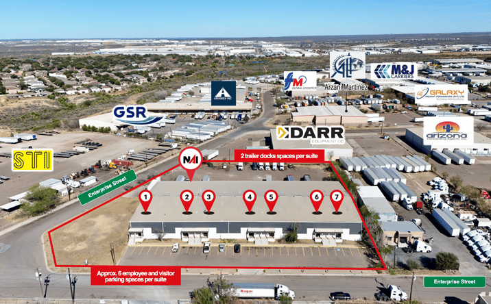 Pictures of Industrial property located at 702 Enterprise St, Laredo, TX 78045 for lease - image #1