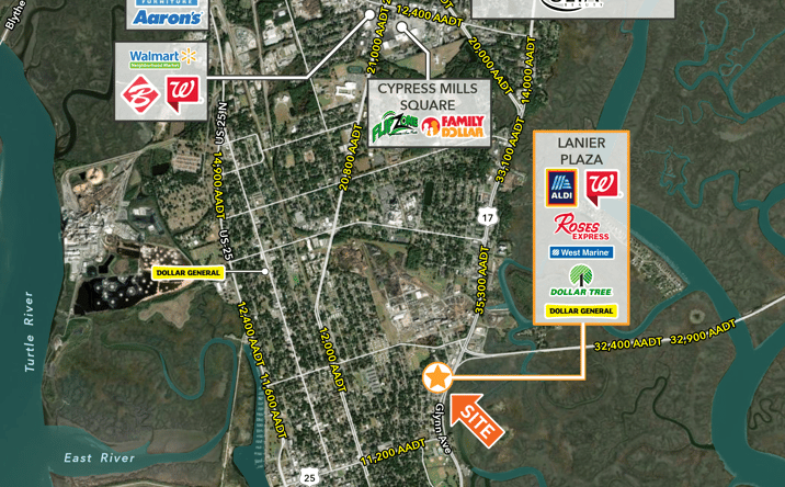 Pictures of Retail property located at 1941 Glynn Ave, Brunswick, GA 31520 for lease - image #1