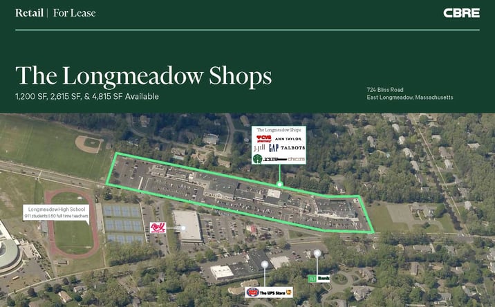 Pictures of Retail property located at 724 Bliss Rd, Longmeadow, MA 01106 for lease - image #1