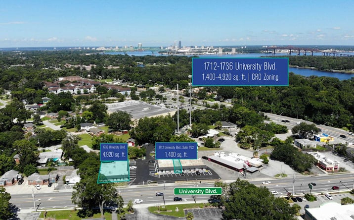 Pictures of Office property located at 1712 - 1736 University Blvd S, Jacksonville, FL 32216 for lease - image #1