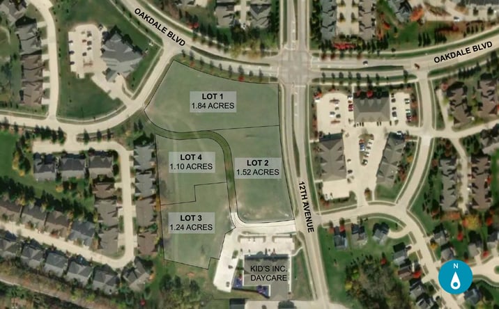 Pictures of Land property located at Oakdale Blvd & 12th Ave Coralville, IA, Coralville, IA 52241 for lease - image #1