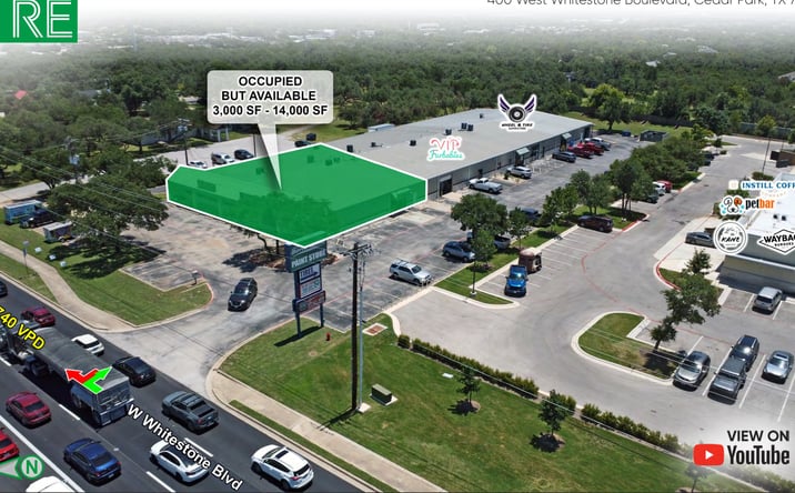 Pictures of Retail, Industrial property located at 400 West Whitestone Boulevard, Cedar Park, TX 78613 for lease - image #1
