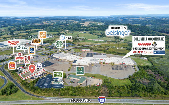 Pictures of Land property located at 197 Columbia Mall Dr, Bloomsburg, PA 17815 for lease - image #1