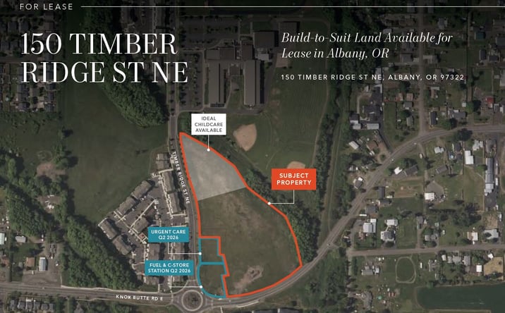 Pictures of Retail, Land, Restaurant property located at 150 Timber Ridge St NE, Albany, OR 97322 for lease - image #1