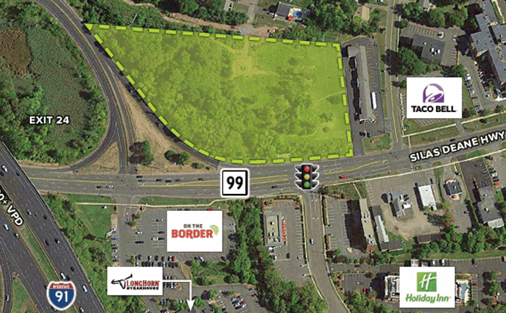 Pictures of Land property located at 1610 Silas Deane Hwy, Rocky Hill, CT 06067 for lease - image #1