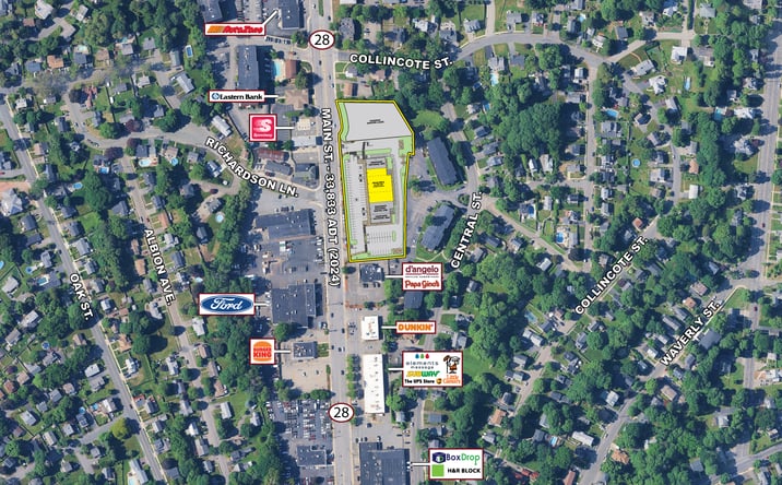 Pictures of Retail, Land property located at 168 Main St, Stoneham, MA 02180 for lease - image #1