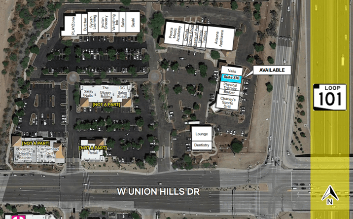 Pictures of Retail property located at 8110-8190 W Union Hills Drive, Glendale, Arizona, Glendale, US 85308 for lease - image #1