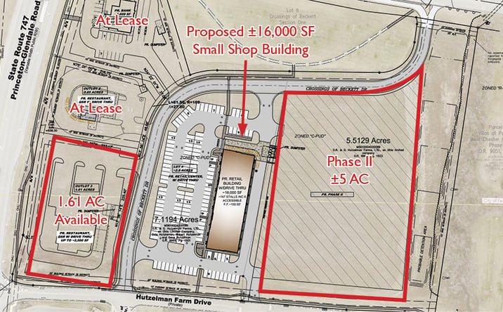 Pictures of Retail, Land property located at Sr 747 & tylersville road, West Chester, OH 45069 for lease - image #1