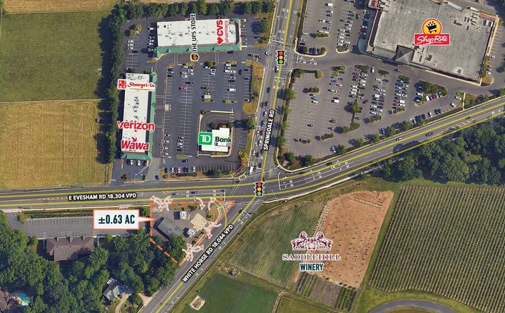 Pictures of Retail, Land property located at 1607 E Evesham Rd, Voorhees Township, NJ 08043-1421 for lease - image #1