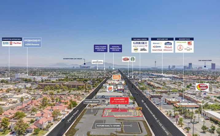 Pictures of Retail, Land property located at 5300 W Charleston Blvd, Las Vegas, NV 89146 for lease - image #1